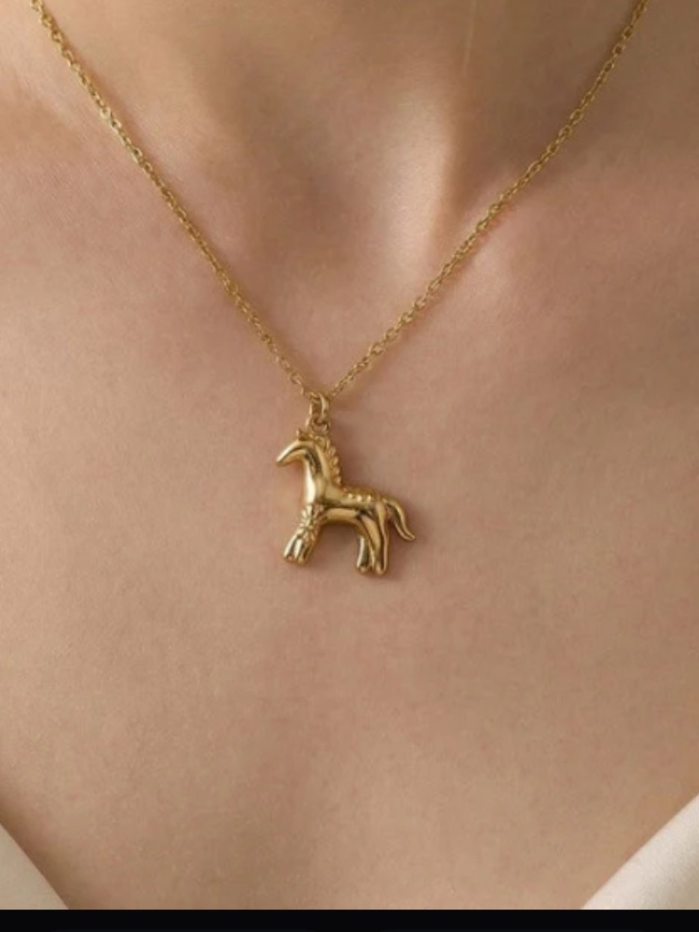 Sun Horse Pendant Necklace NWT